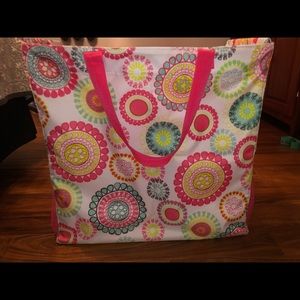 colorful thirty-one laundry basket